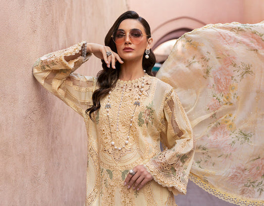 Unstitched Luxury Lawn’ 25 by Maria.B: A Celebration of Style and Sophistication