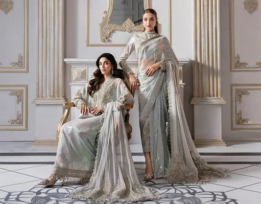 Celebrate every occasion with Maria.B.’ s Unstitched Mbroidered Edition’ 25
