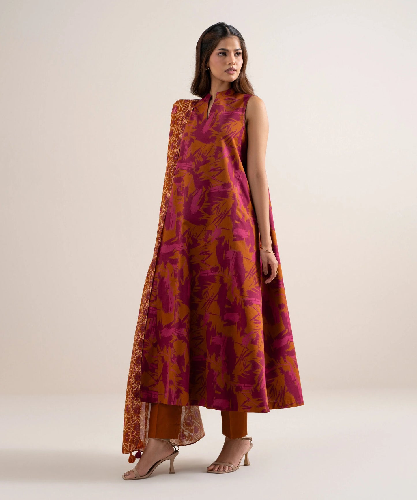 Mihaila Noor | Golden Iris – 3 - Piece All - Over Printed Lawn Ready Wear