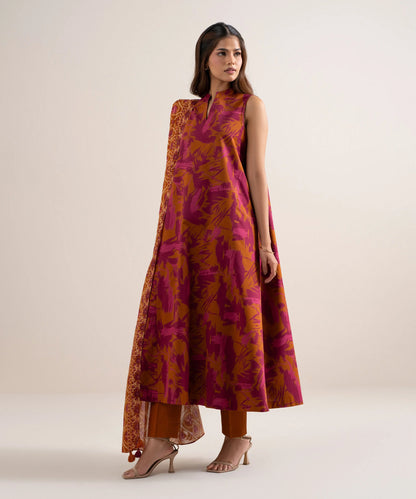 Mihaila Noor | Golden Iris – 3 - Piece All - Over Printed Lawn Ready Wear