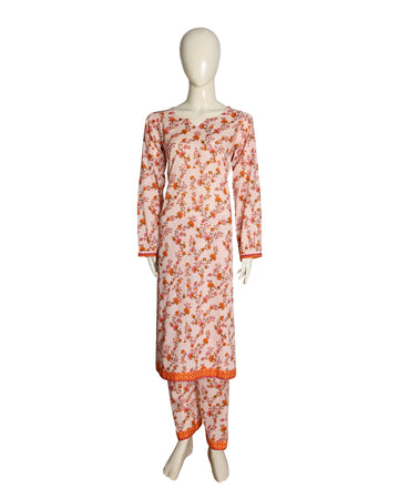 MihailA Noor | Azure Wave – 3-Piece Digitally Printed Floral Lawn Suit